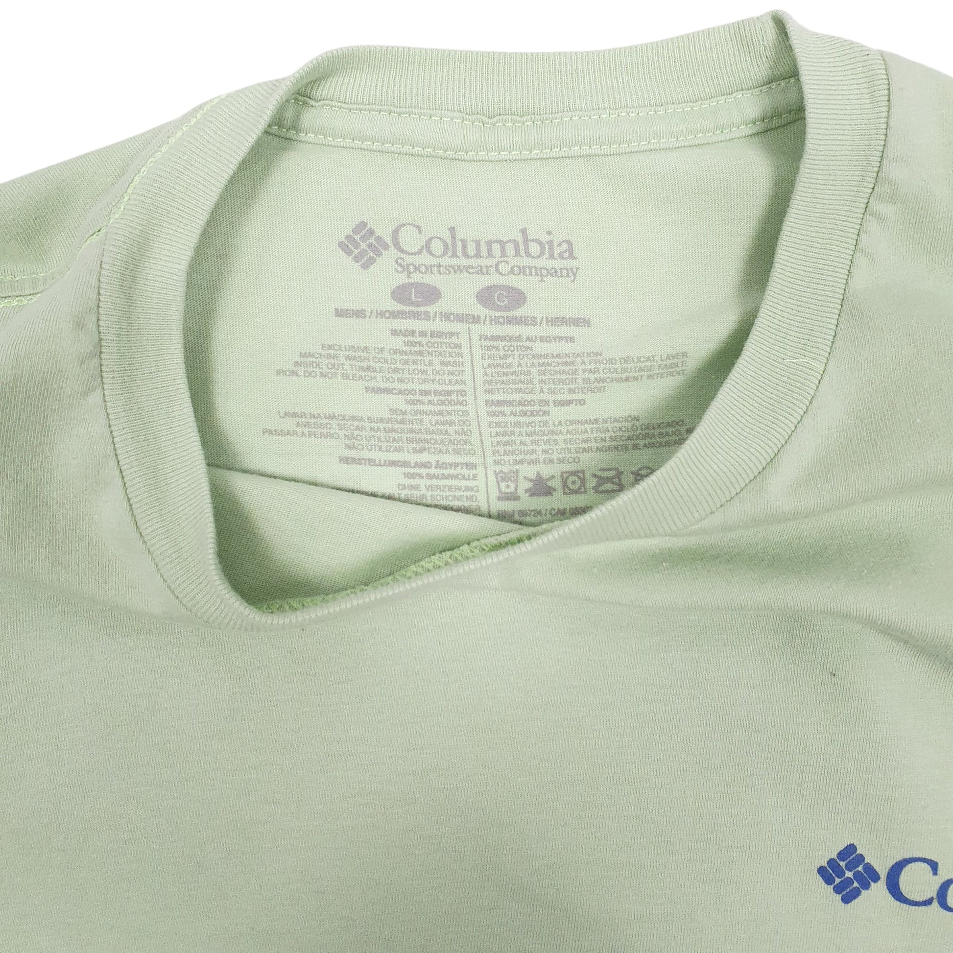 Mens Green Columbia Sportswear Company PFG  T Shirt