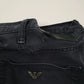 Mens Navy Armani Jeans   Shorts