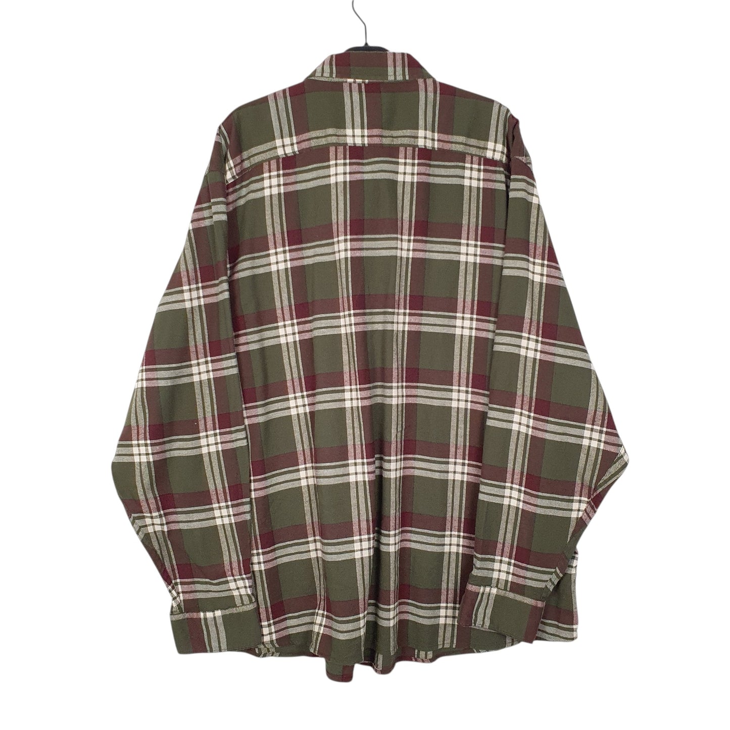 Mens Green Wrangler Plaid  Shirt