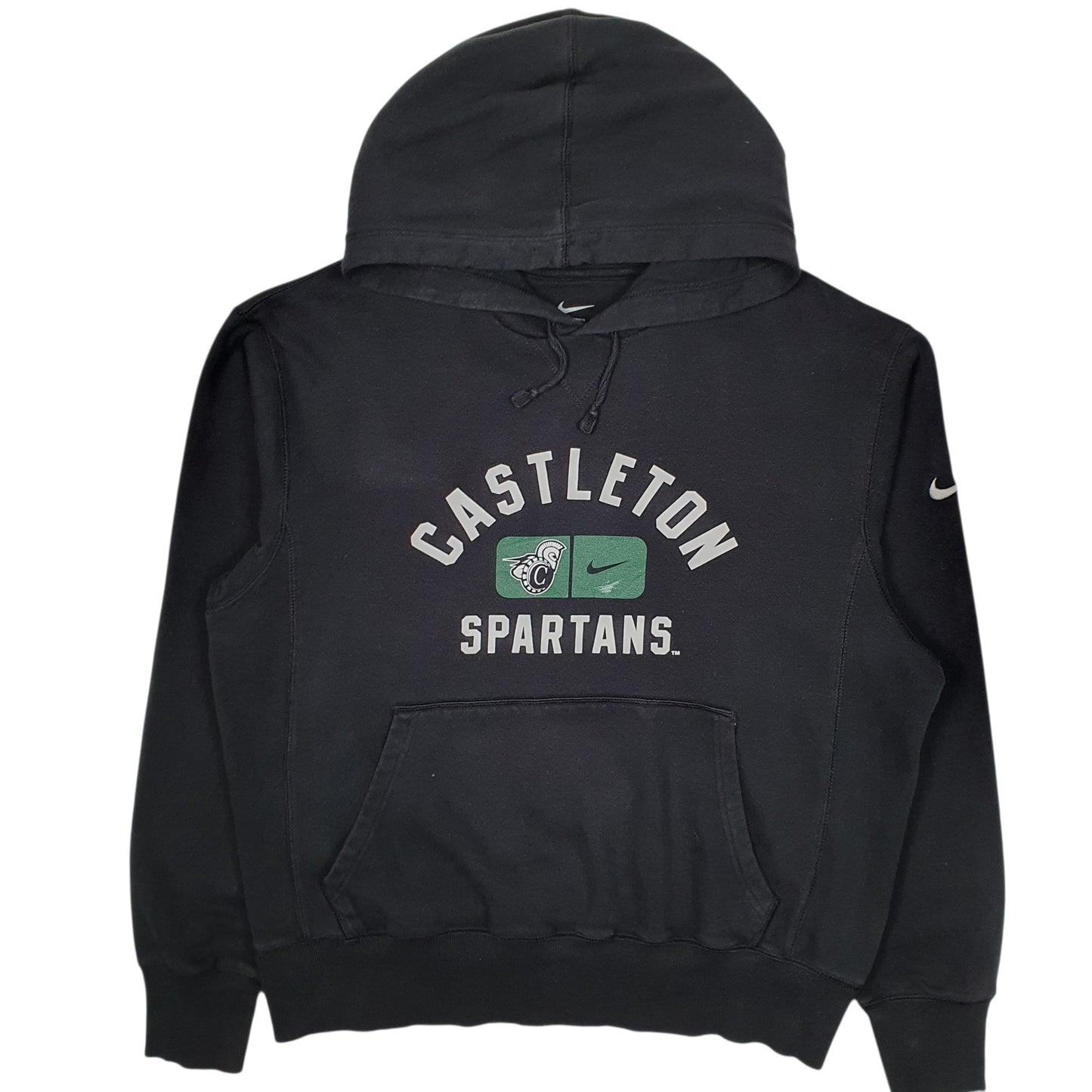 Mens Black Nike Castleton Spartans Hoodie Jumper