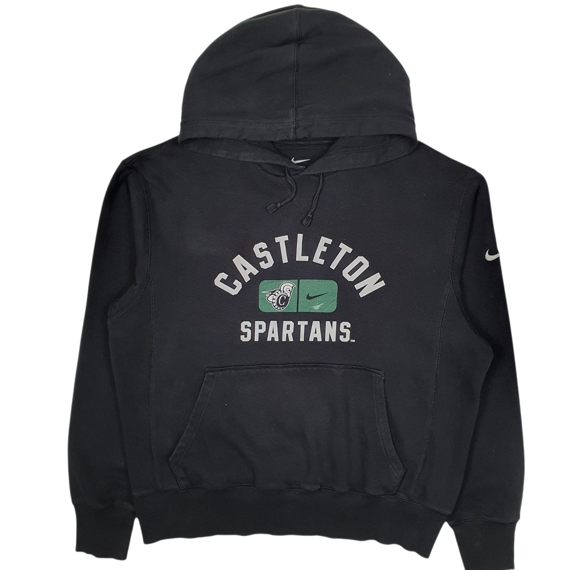 Mens Black Nike Castleton Spartans Hoodie Jumper