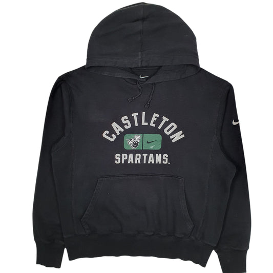 Mens Black Nike Castleton Spartans Hoodie Jumper
