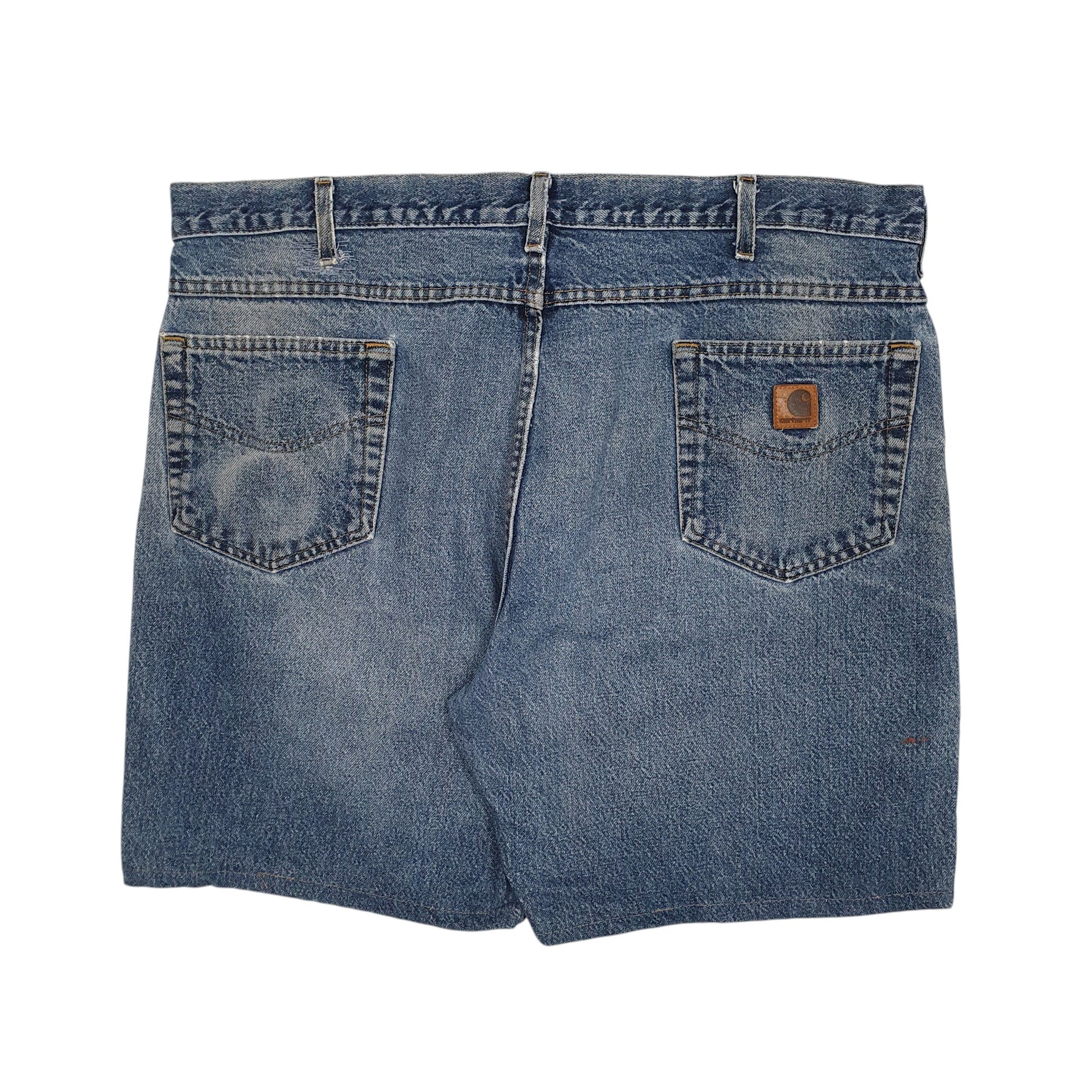 Mens Blue Carhartt   Shorts