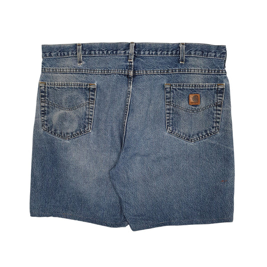 Mens Blue Carhartt   Shorts