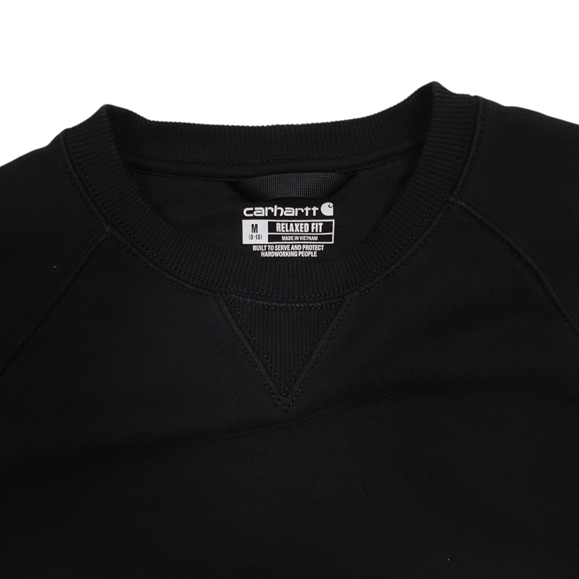 Womens Black Carhartt  Crewneck Jumper