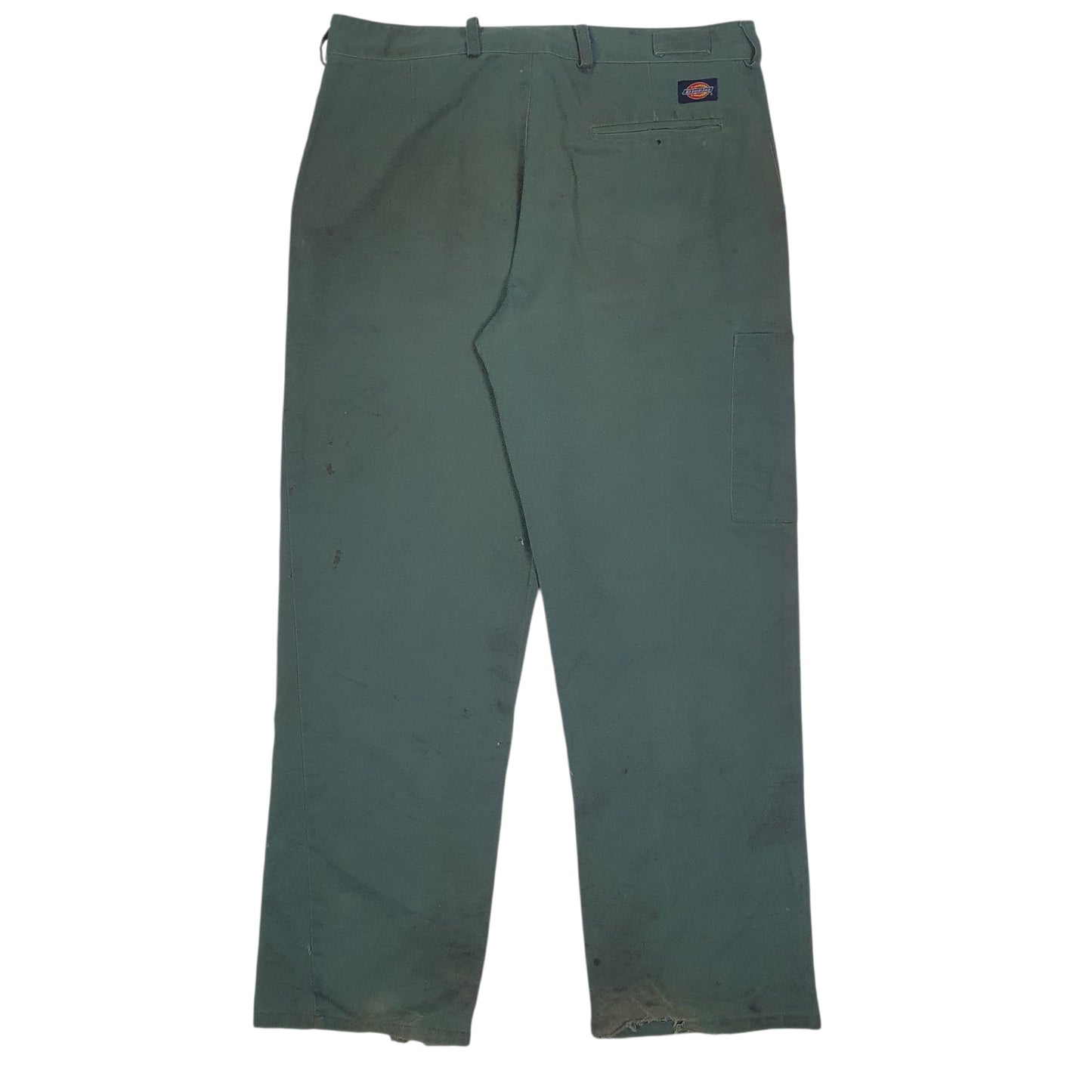 Mens Green Dickies Workwear  Trousers