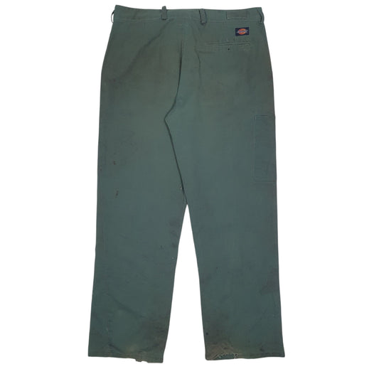 Mens Green Dickies Workwear  Trousers