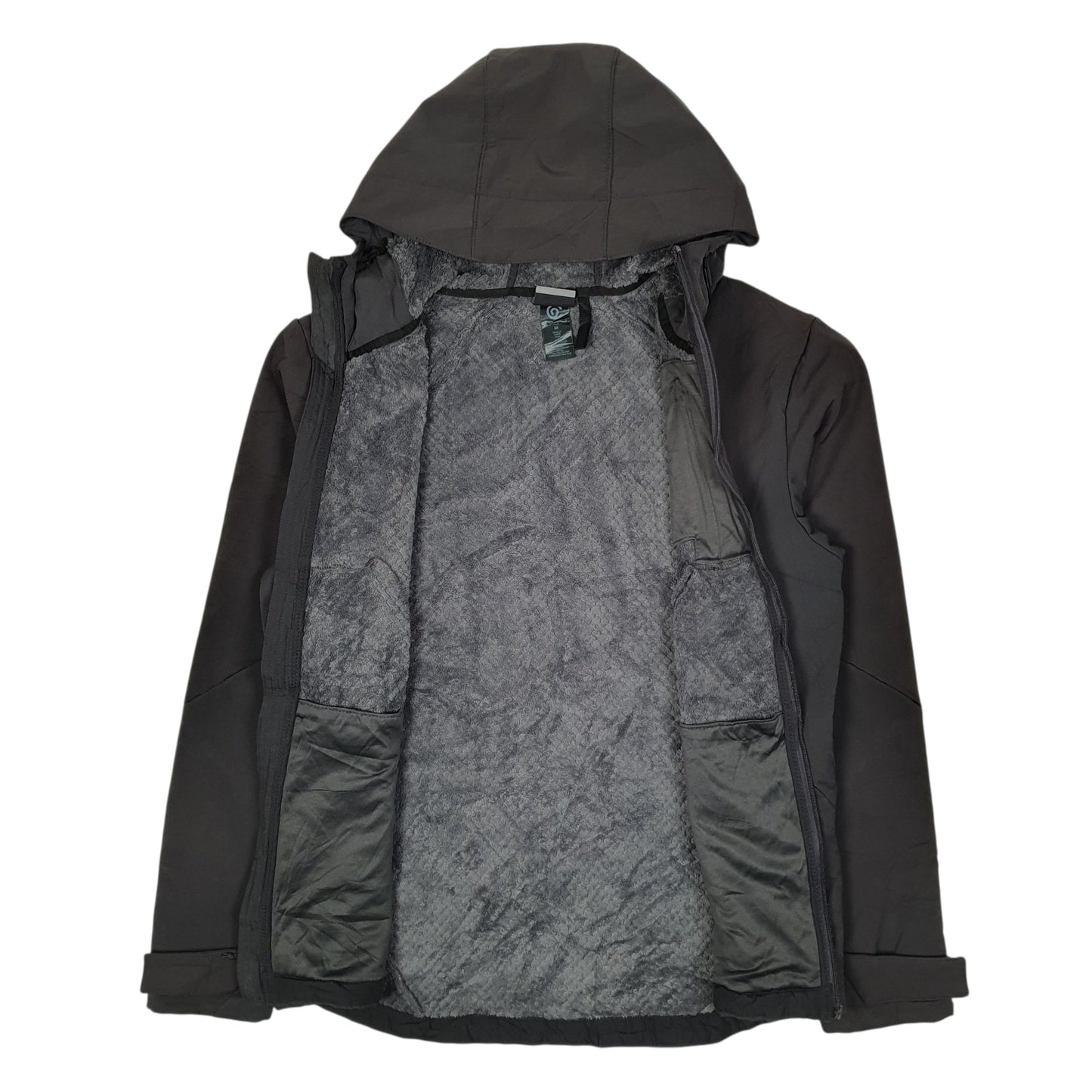 Mens Grey Champion Windbreaker Hoodie Hoodie Coat