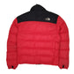 Mens Red The North Face Nuptse  Coat