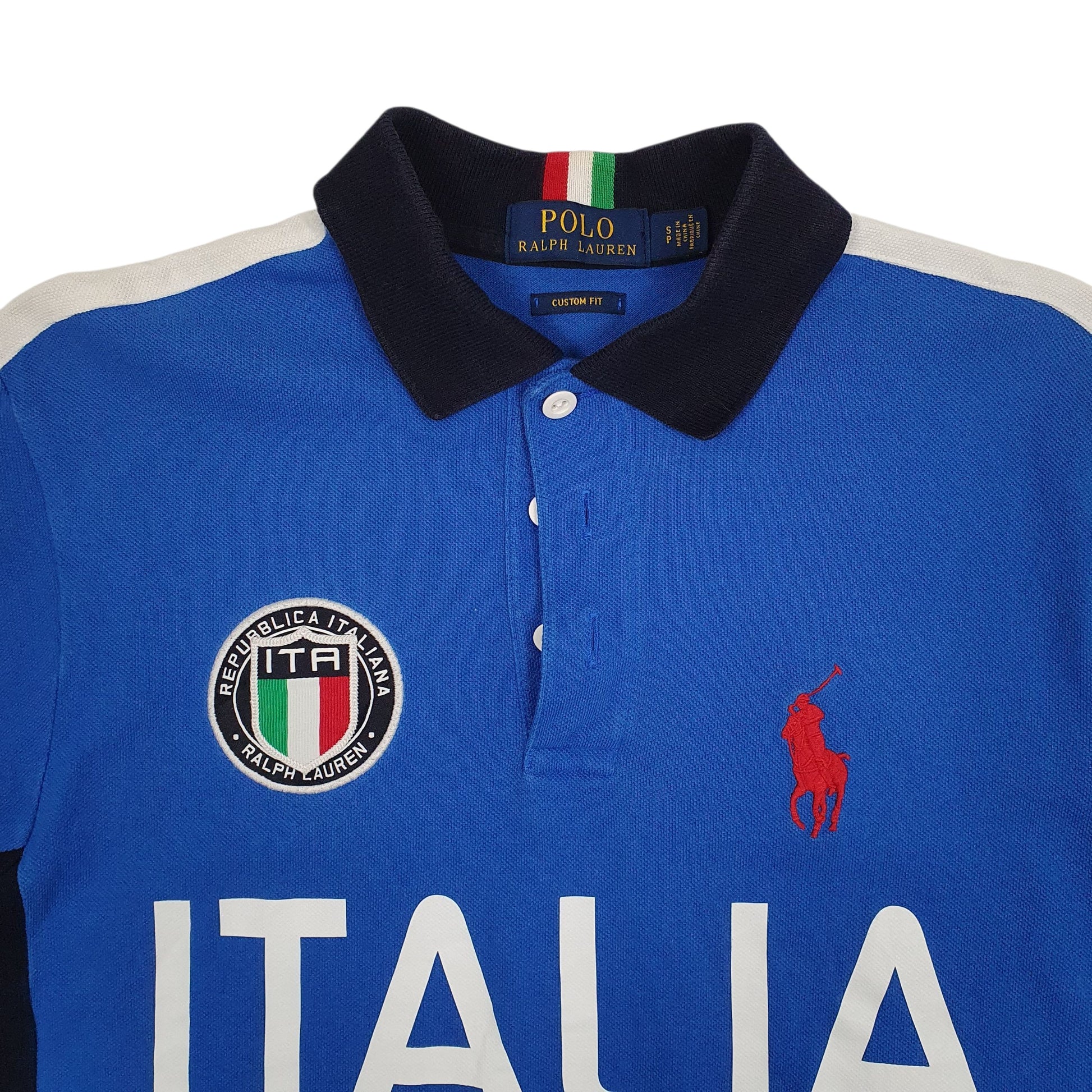 Mens Blue Polo Ralph Lauren Italy  Polo Shirt