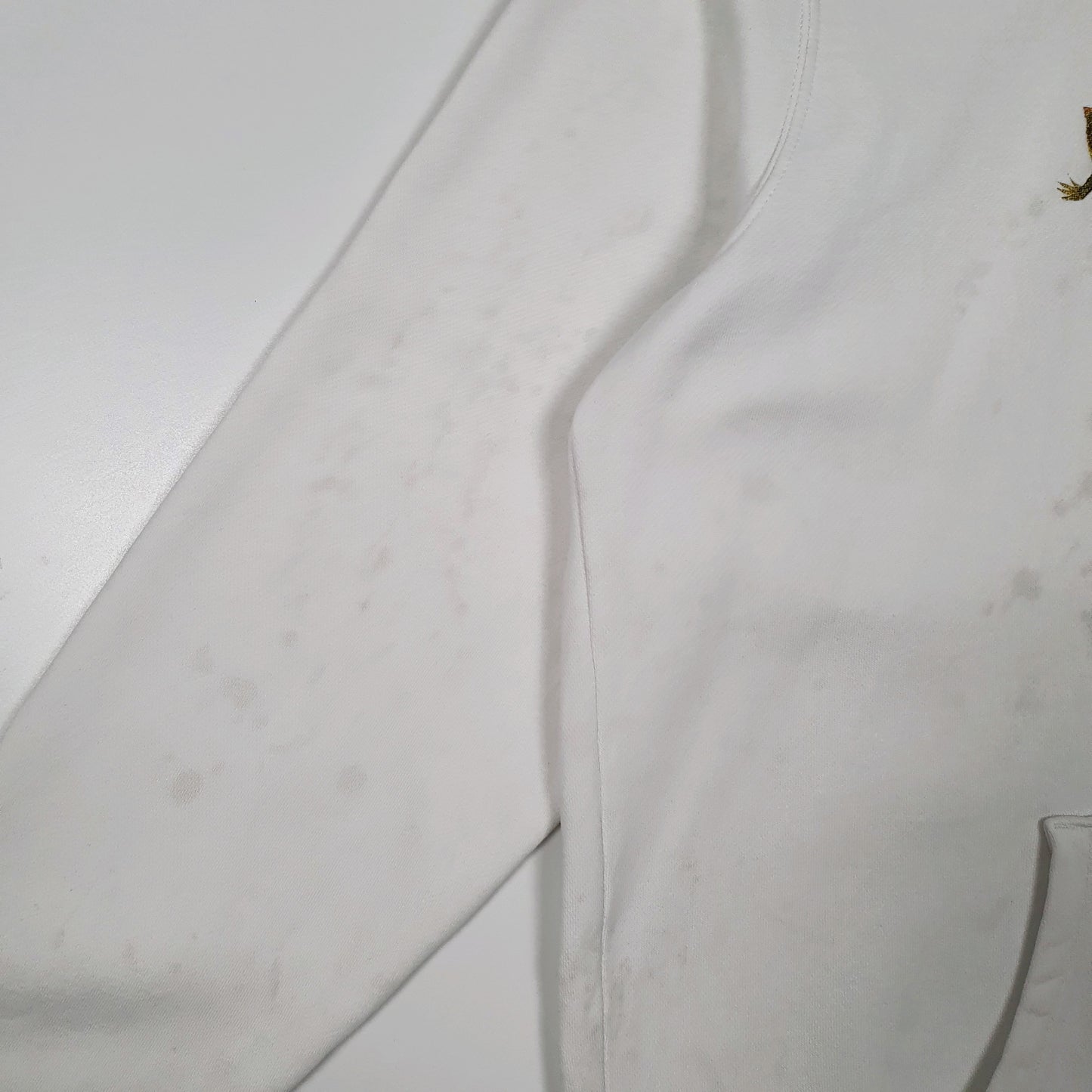 Mens White Levis  Hoodie Jumper