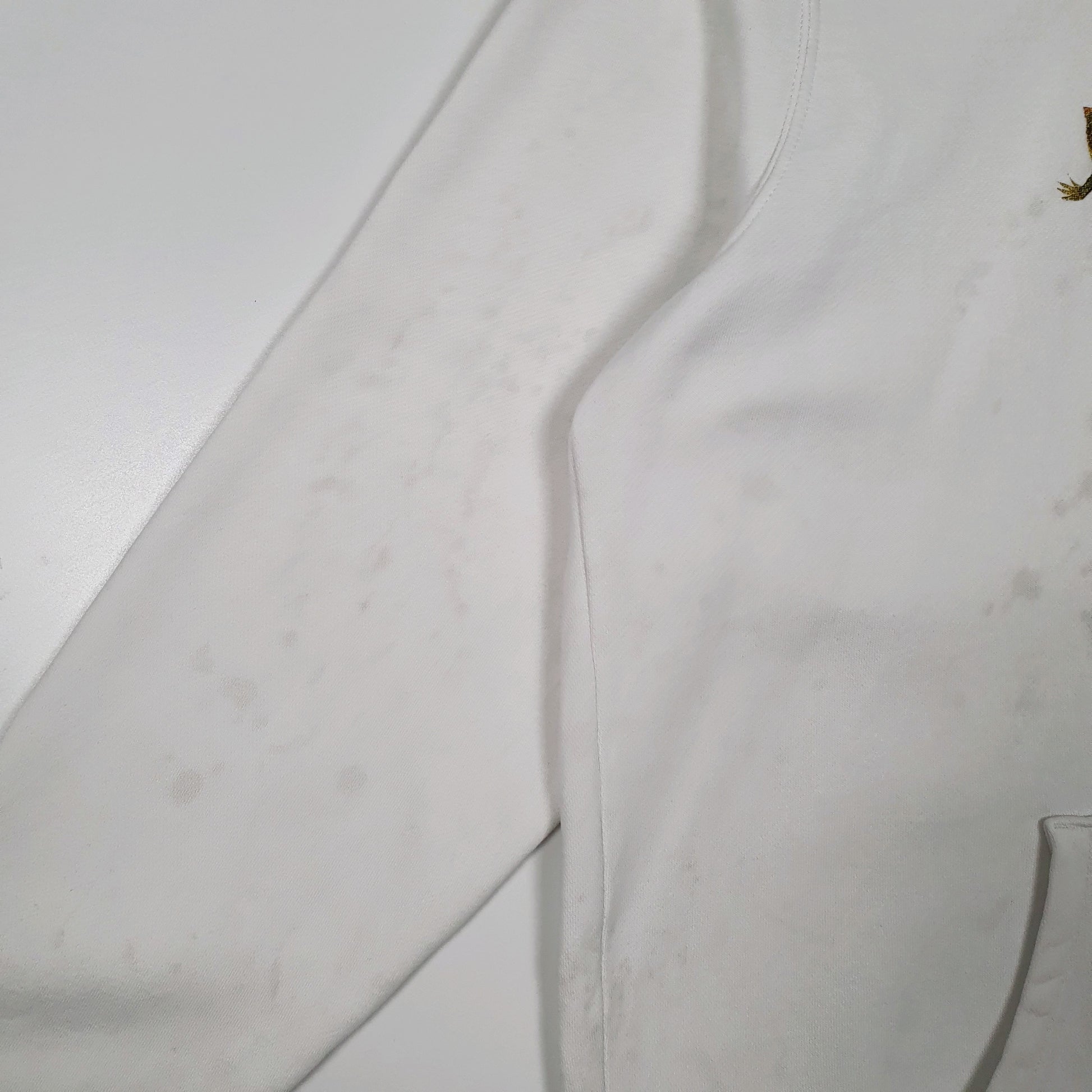 Mens White Levis  Hoodie Jumper