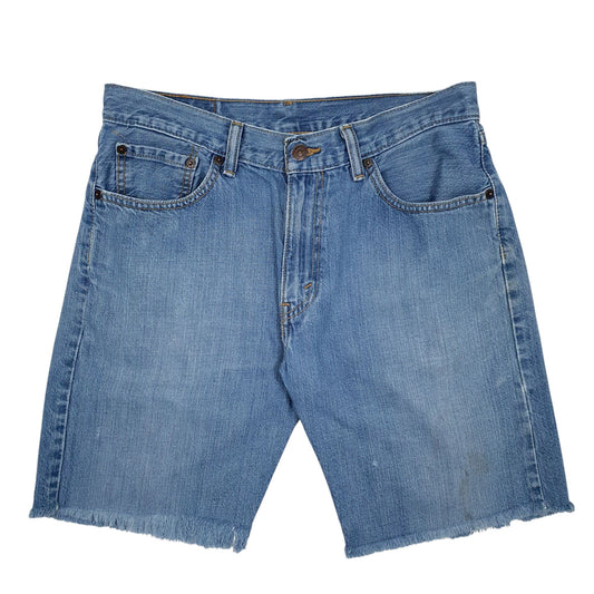 Mens Blue Levis  Denim Shorts