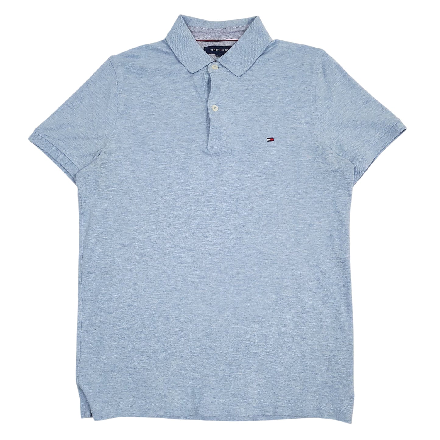 Mens Blue Tommy Hilfiger  Short Sleeve Polo Shirt