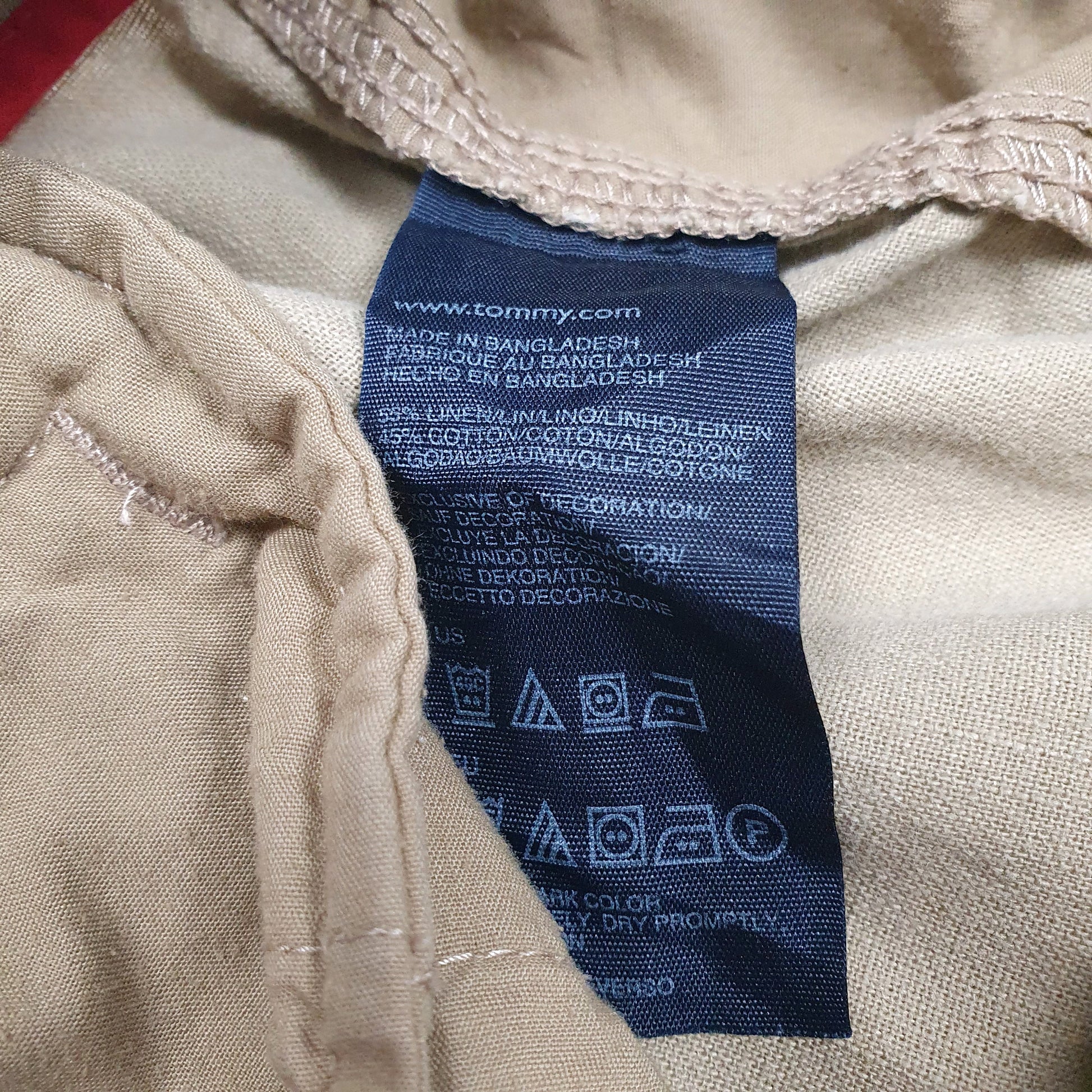 Mens Brown Tommy Hilfiger   Trousers