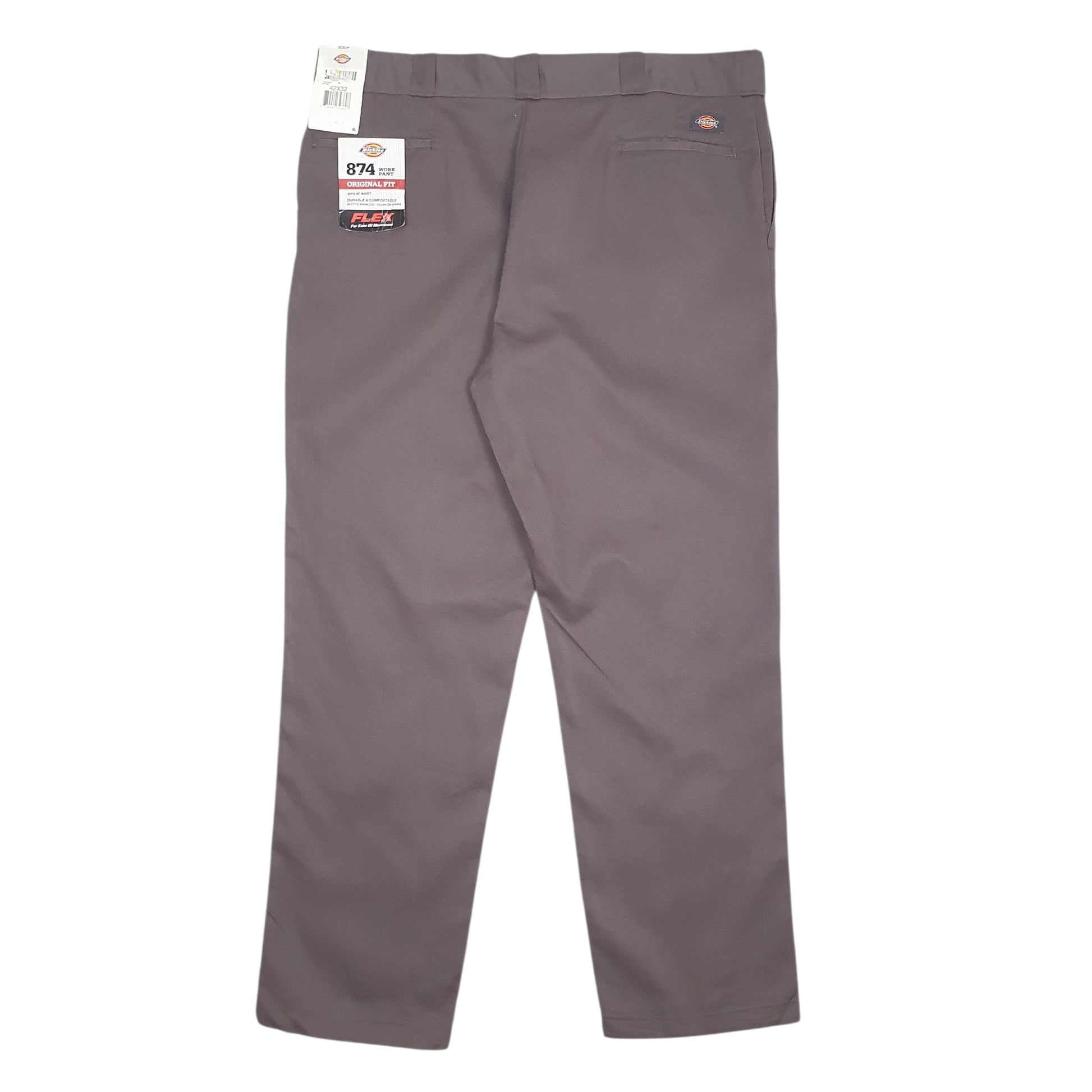 Mens Grey Dickies 874 Workwear  Trousers