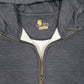 Womens Navy Carhartt Quarter Zip Hoodie Jumper