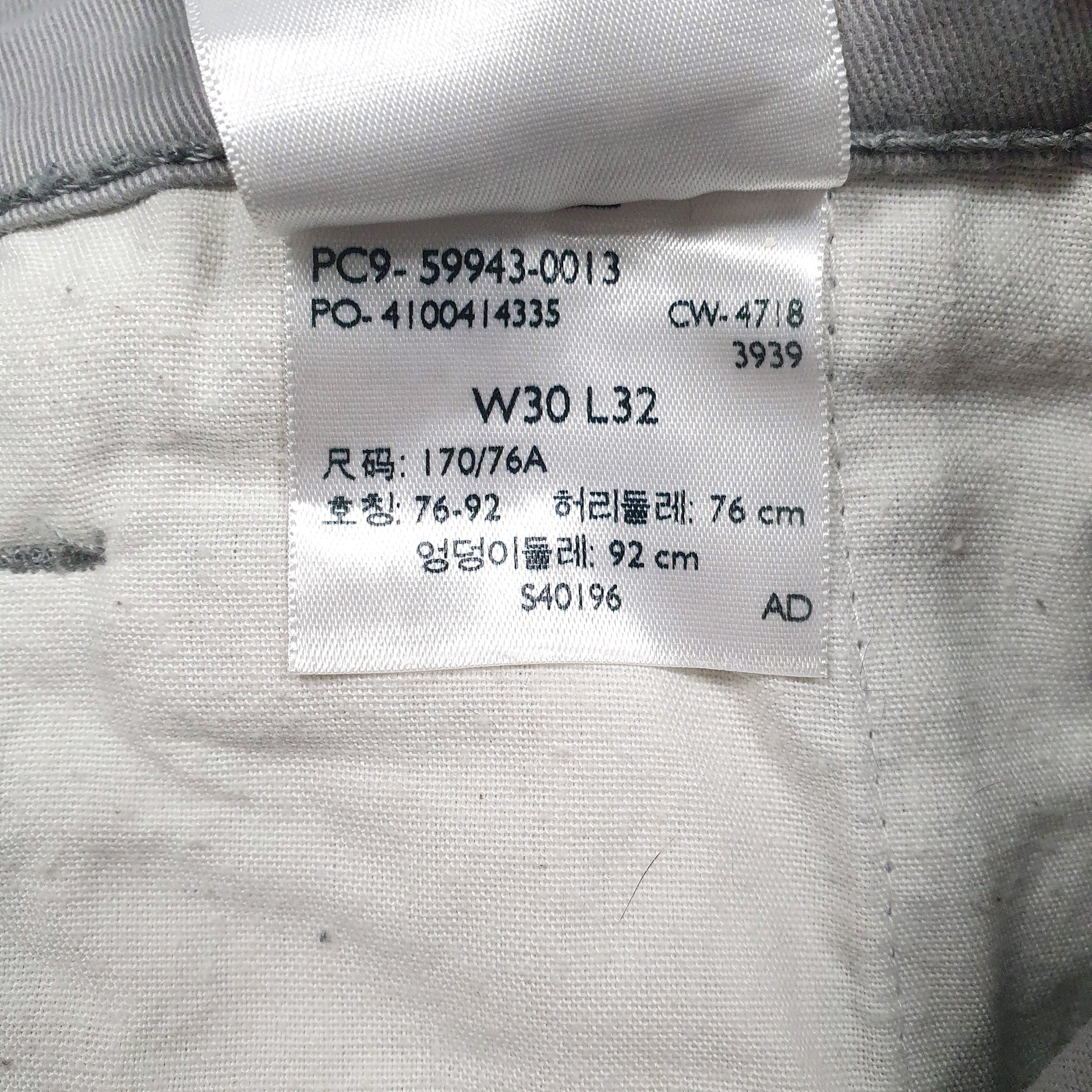 Mens Grey Levis   Trousers