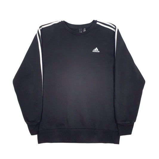 Mens Black Adidas  Crewneck Jumper