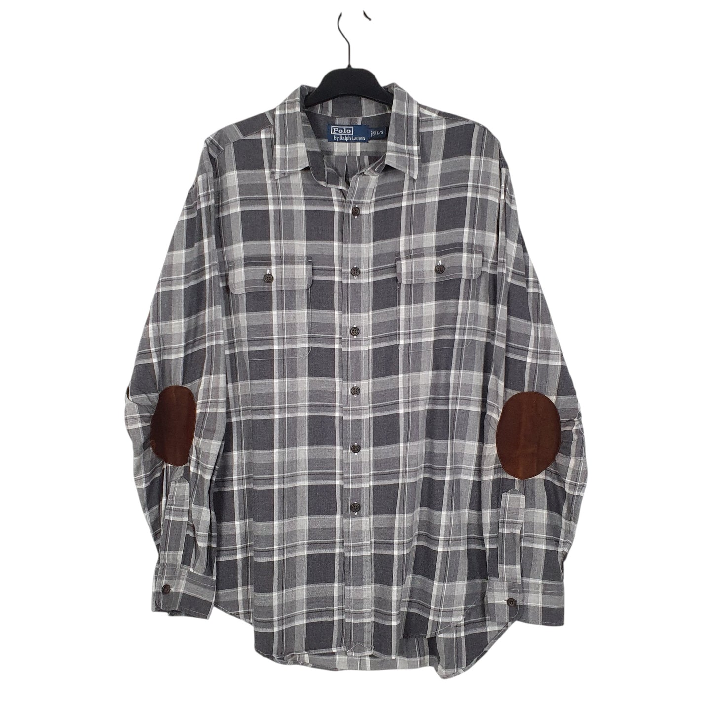 Mens Grey Polo Ralph Lauren  Long Sleeve Shirt