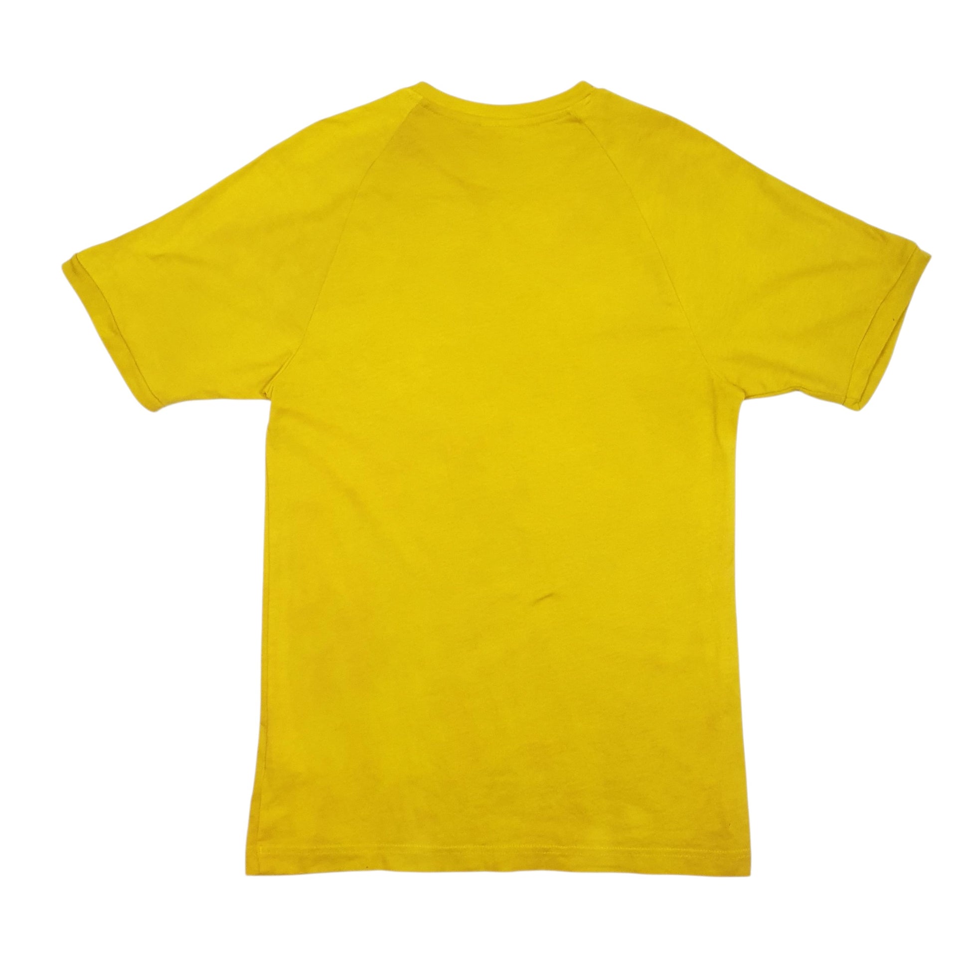 Mens Yellow Adidas   T Shirt