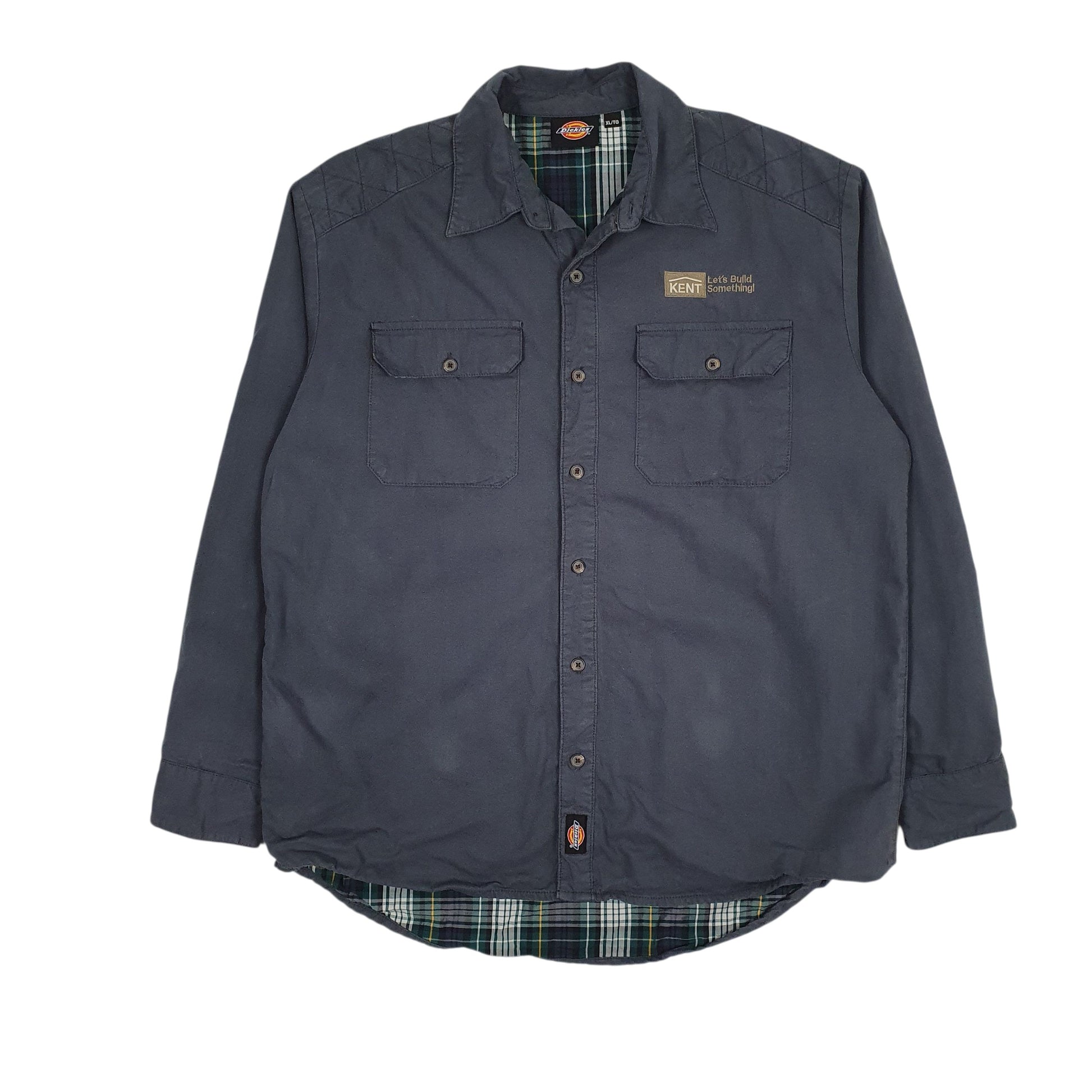 Mens Blue Dickies Workwear  Coat