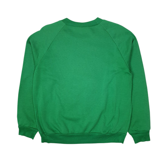 Womens Green The Frog Pond Teddy Bear Crewneck Jumper