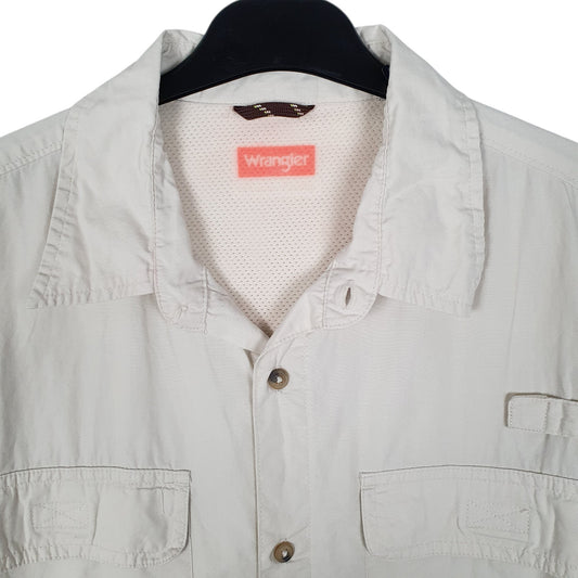 Mens Cream Wrangler   Shirt