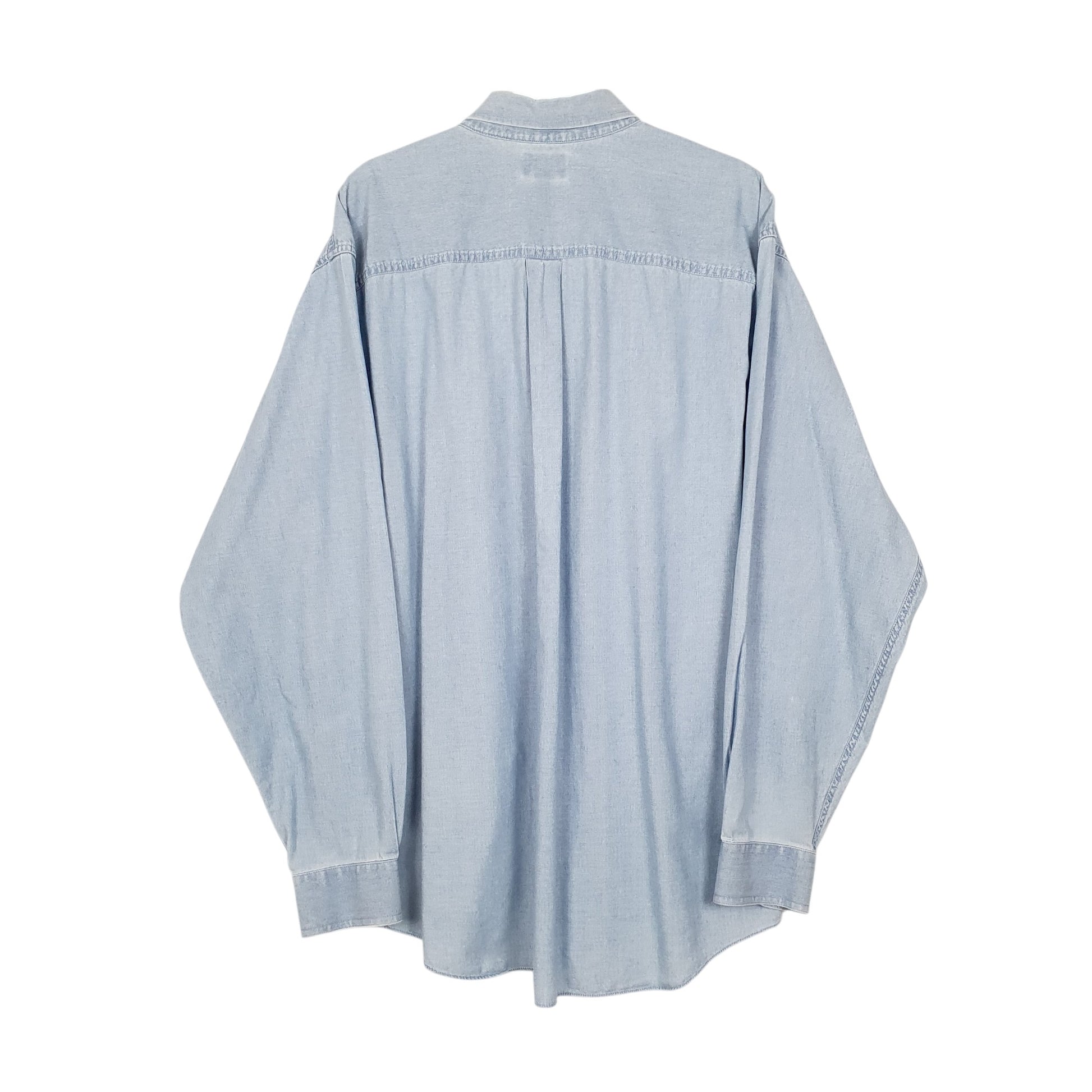 Mens Blue L.L.Bean   Shirt