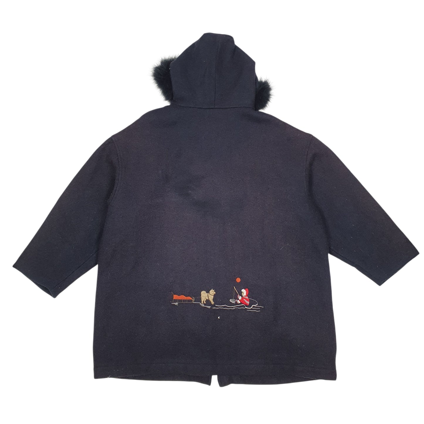 Womens Navy Trilogi Vintage  Coat