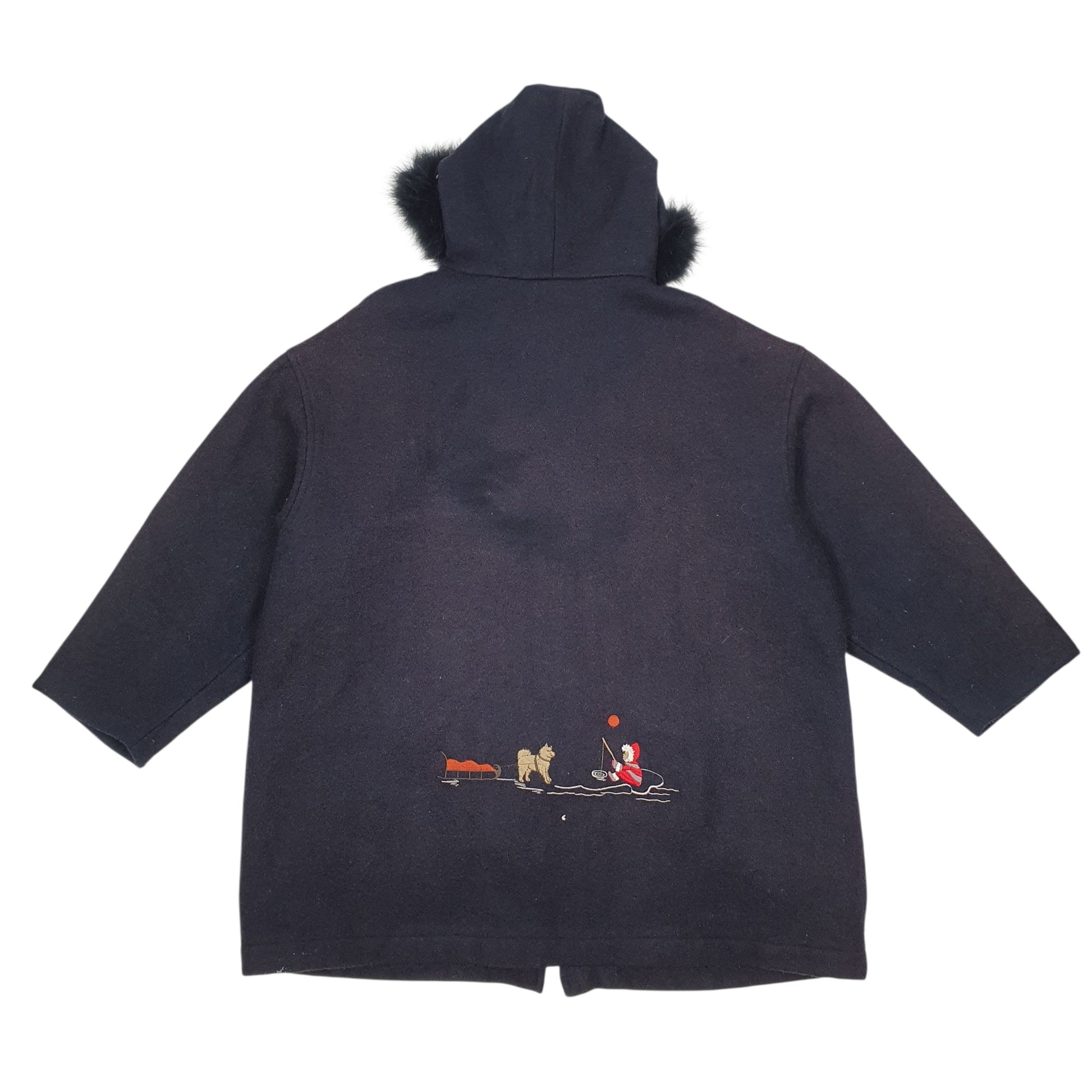 Womens Navy Trilogi Vintage  Coat