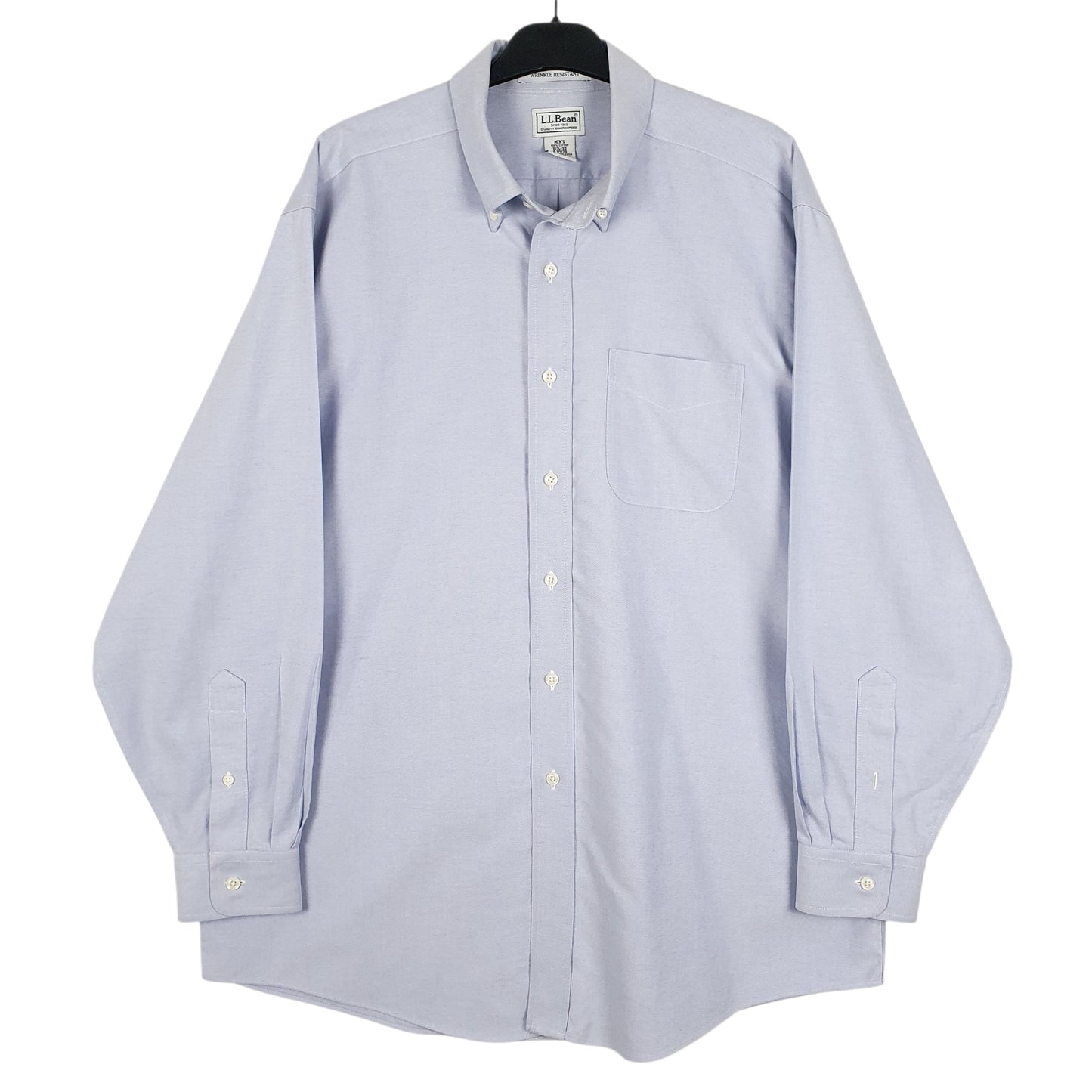 Mens Blue L.L.Bean  Long Sleeve Shirt