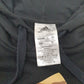 Mens Black Adidas Spellout Hoodie Jumper