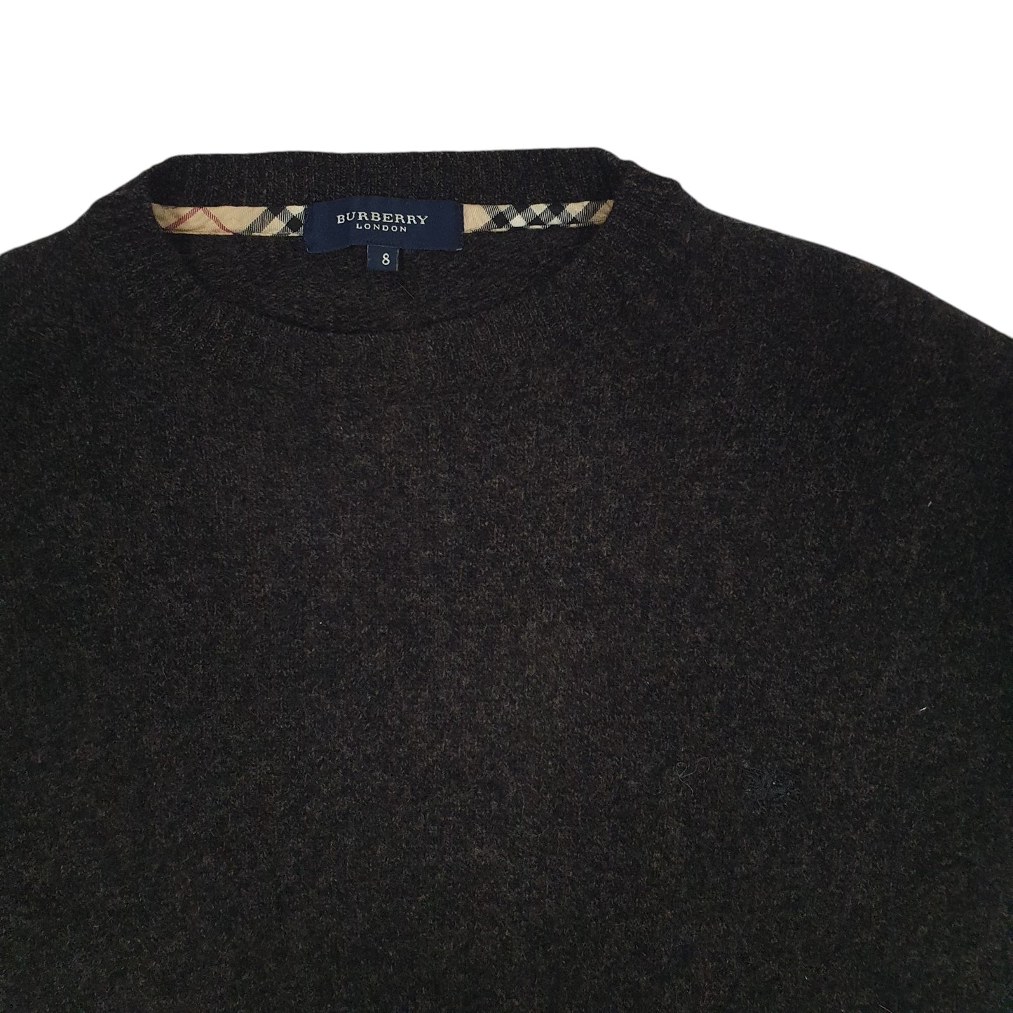 Mens Brown Burberry  Crewneck Jumper