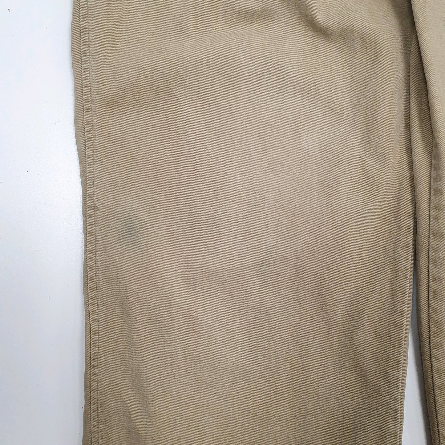 Mens Beige Polo Ralph Lauren Vintage 80s Made In USA  Trousers