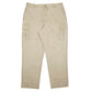 Mens Beige LL Bean Comfort Waist Cargo Trousers