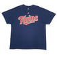 Mens Navy Majestic MLB Minnesota Twins Short Sleeve T Shirt