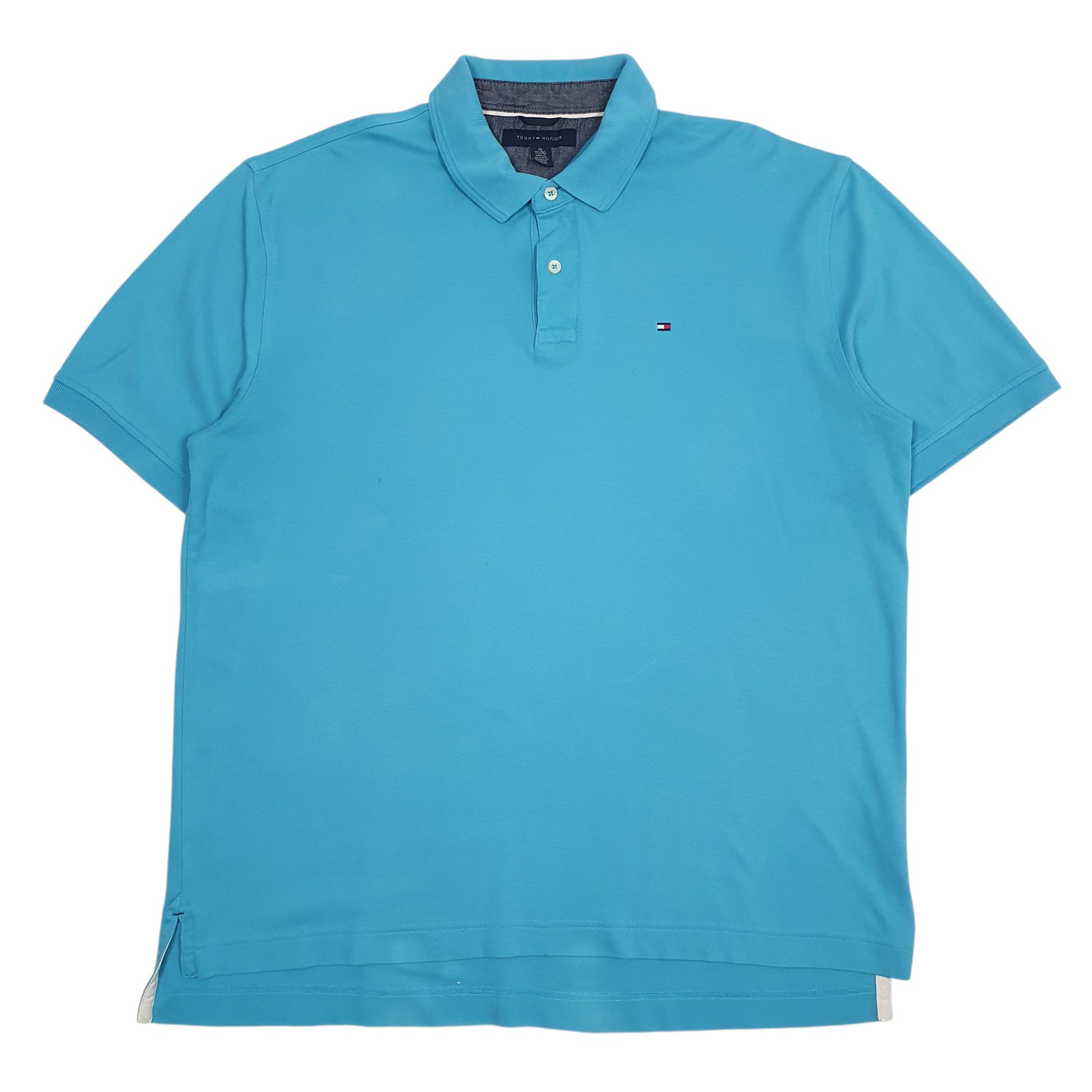 Mens Blue Tommy Hilfiger  Short Sleeve Polo Shirt