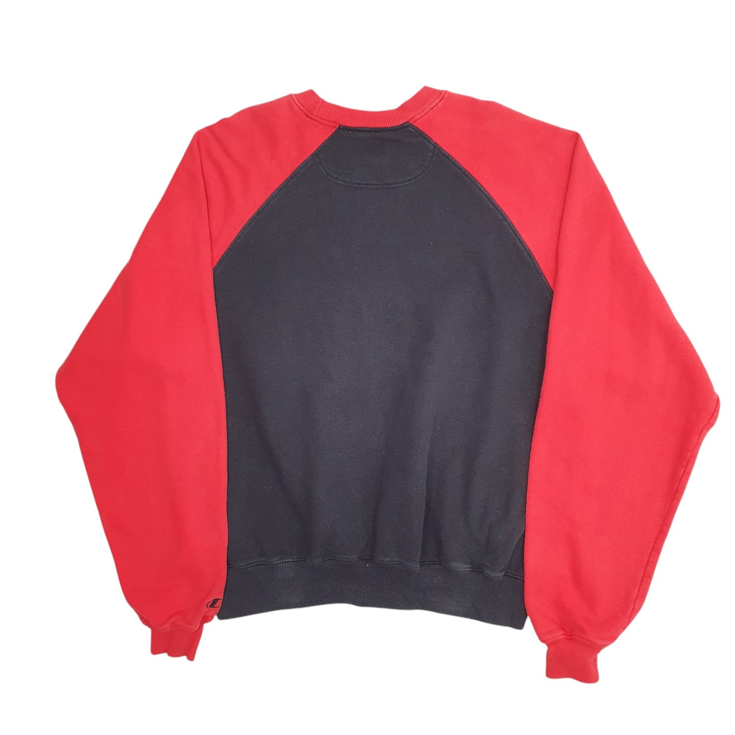 Mens Black Champion Vintage 00s Crewneck Jumper