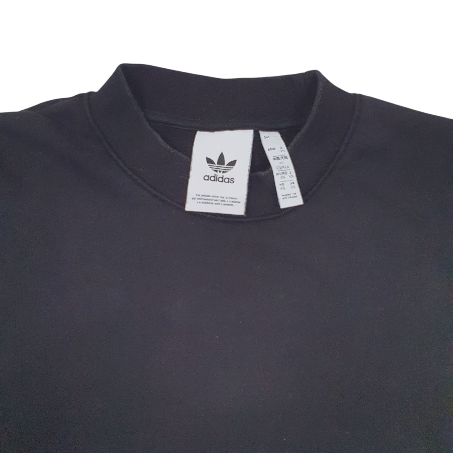 Mens Black Adidas  Crewneck Jumper