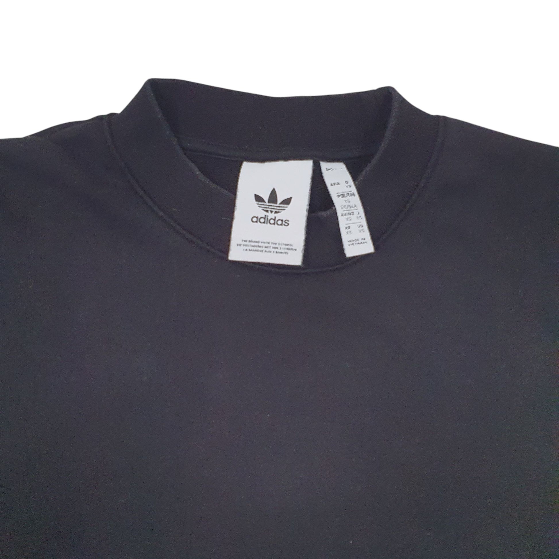 Mens Black Adidas  Crewneck Jumper