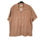 Mens Brown L.L.Bean  Short Sleeve Shirt