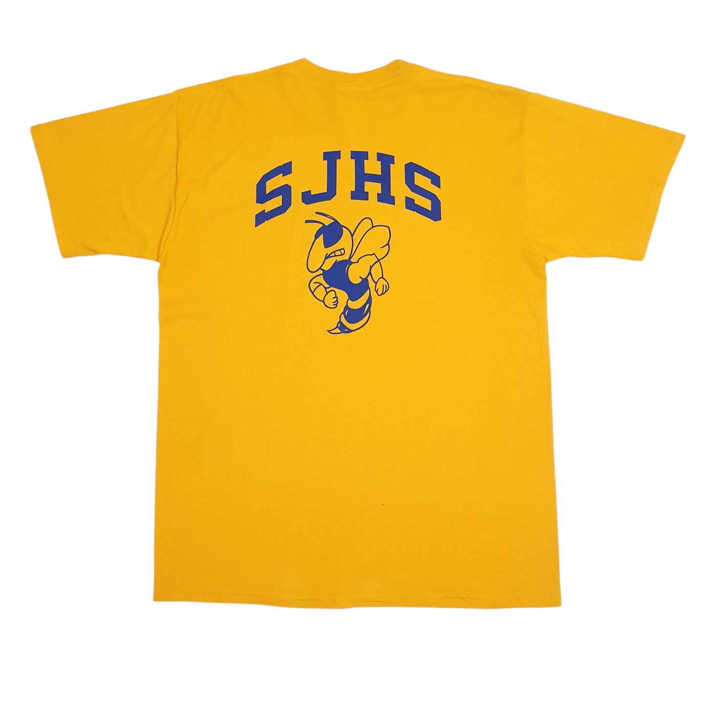 Mens Yellow Jerzees   T Shirt