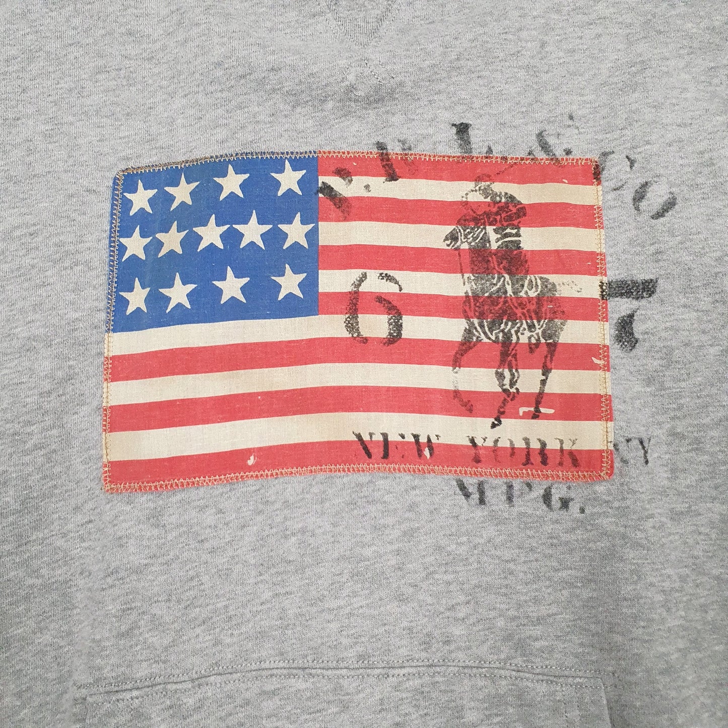 Mens Grey Polo Ralph Lauren  Hoodie Jumper