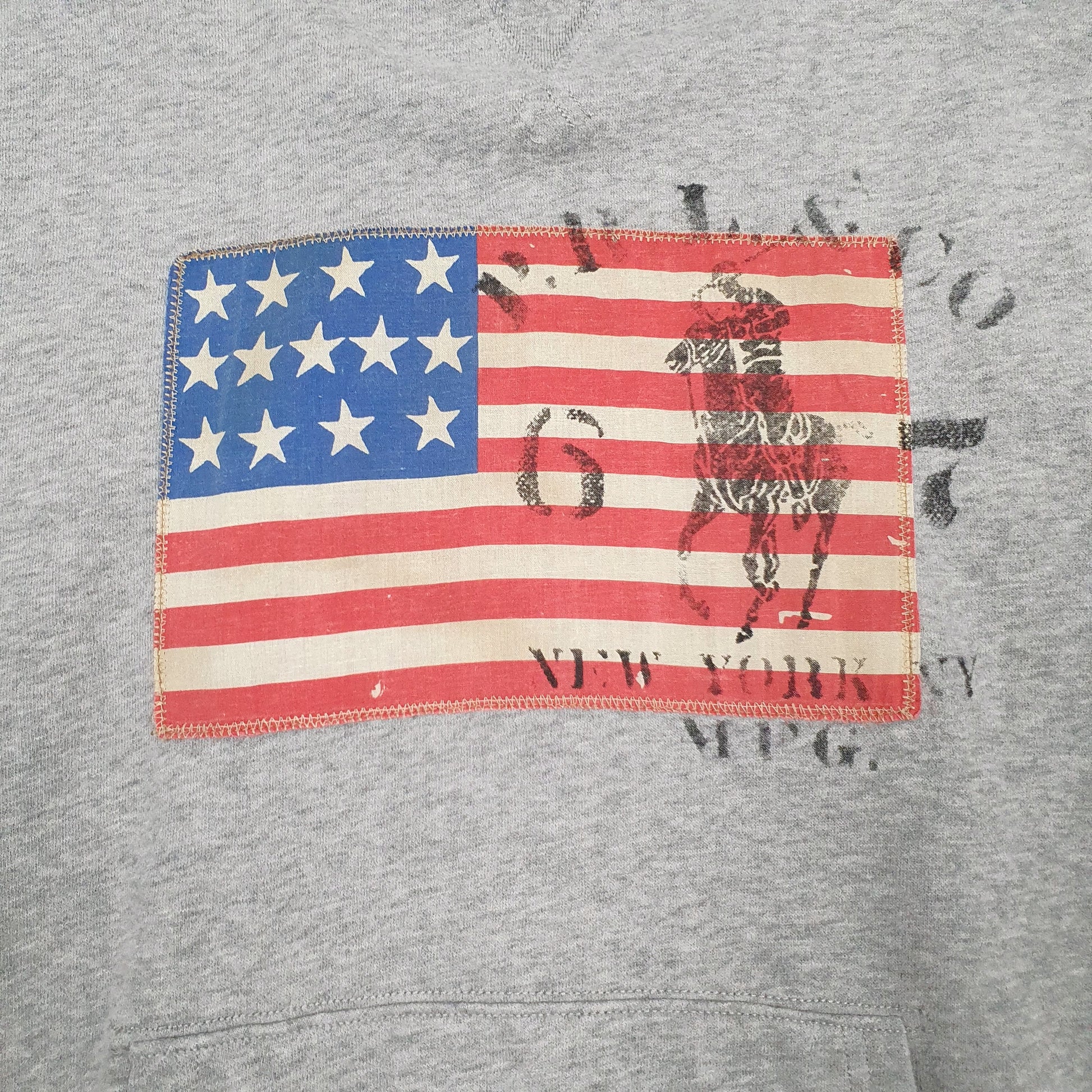 Mens Grey Polo Ralph Lauren  Hoodie Jumper