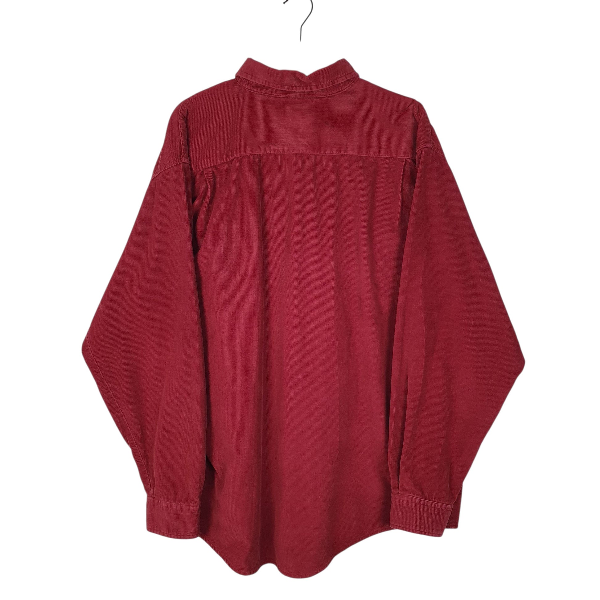 Mens Red Merona Corduroy  Shirt