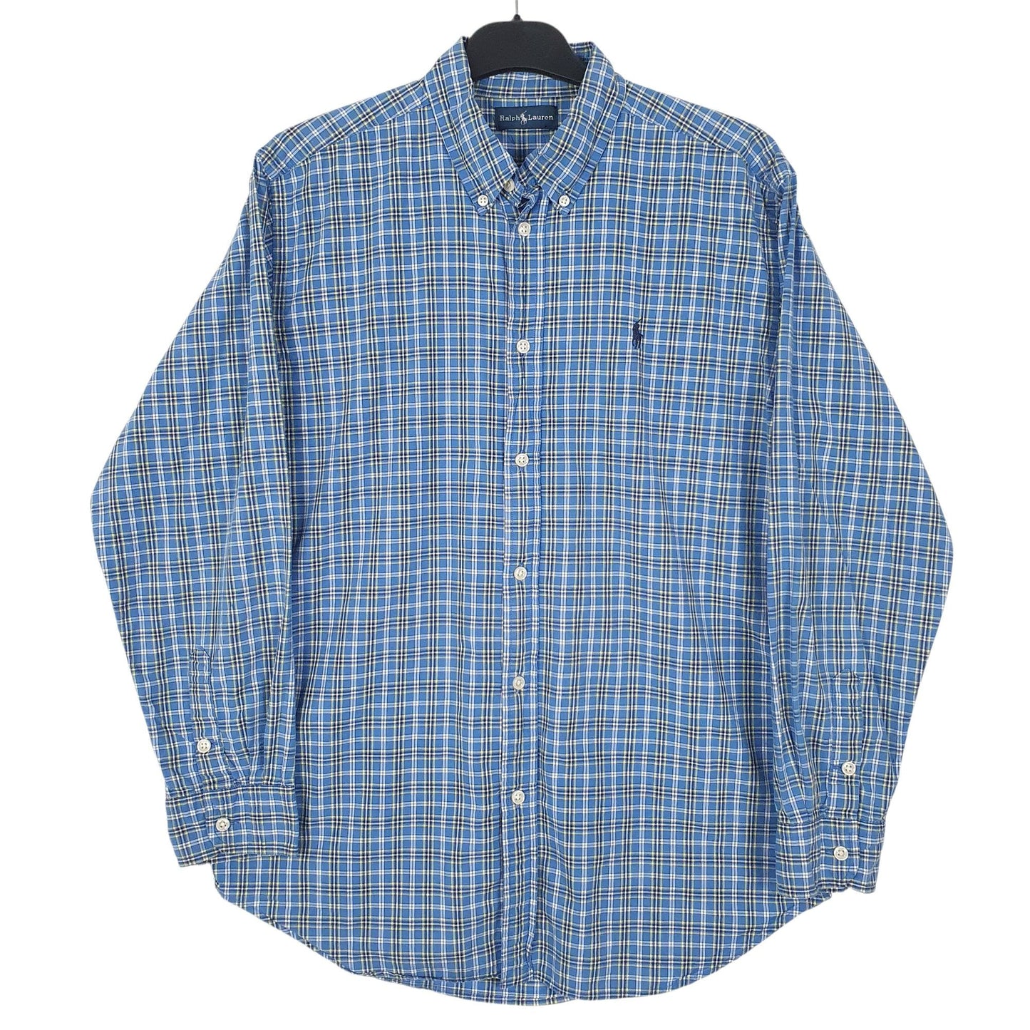 Mens Blue Ralph Lauren  Long Sleeve Shirt