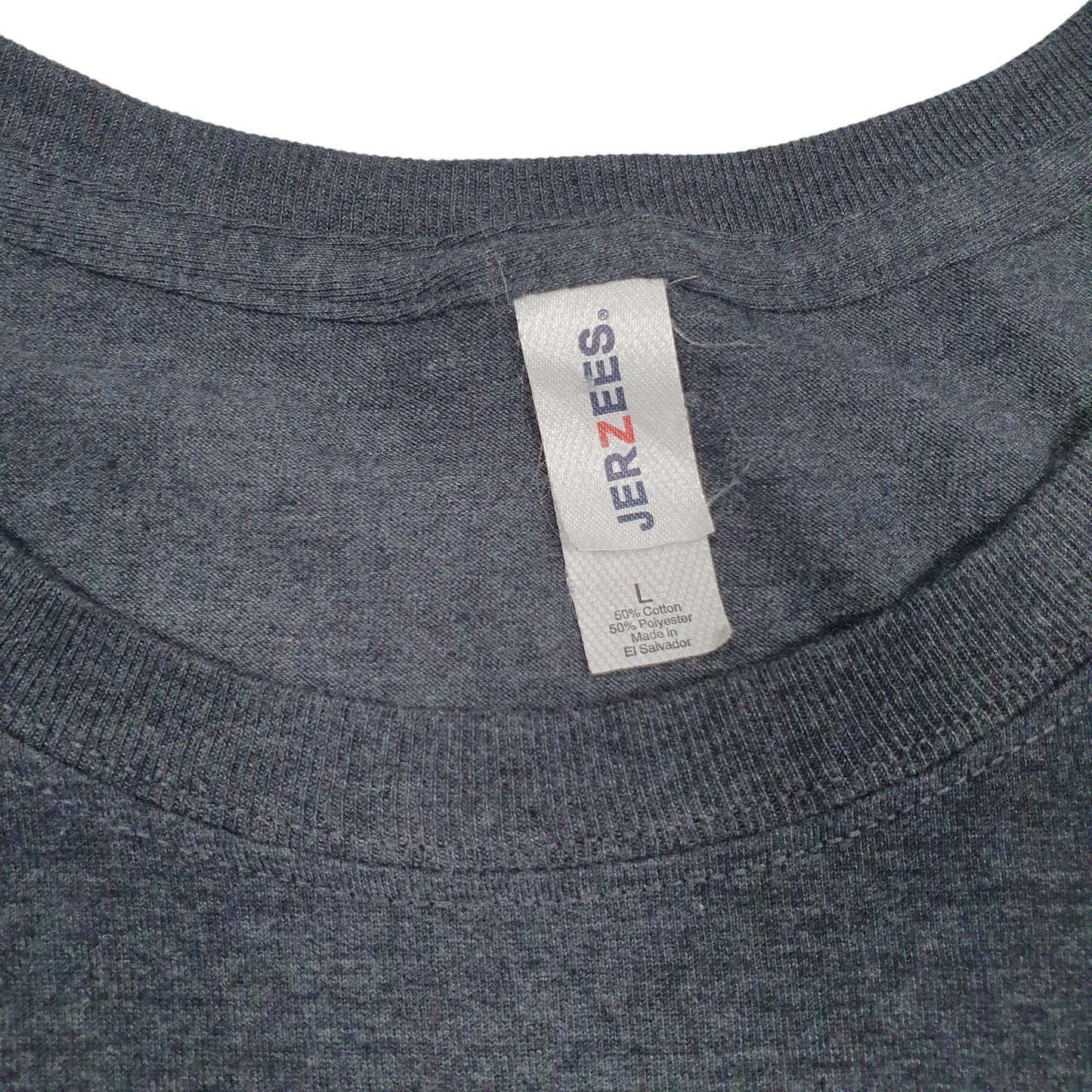 Mens Grey Jerzees   T Shirt