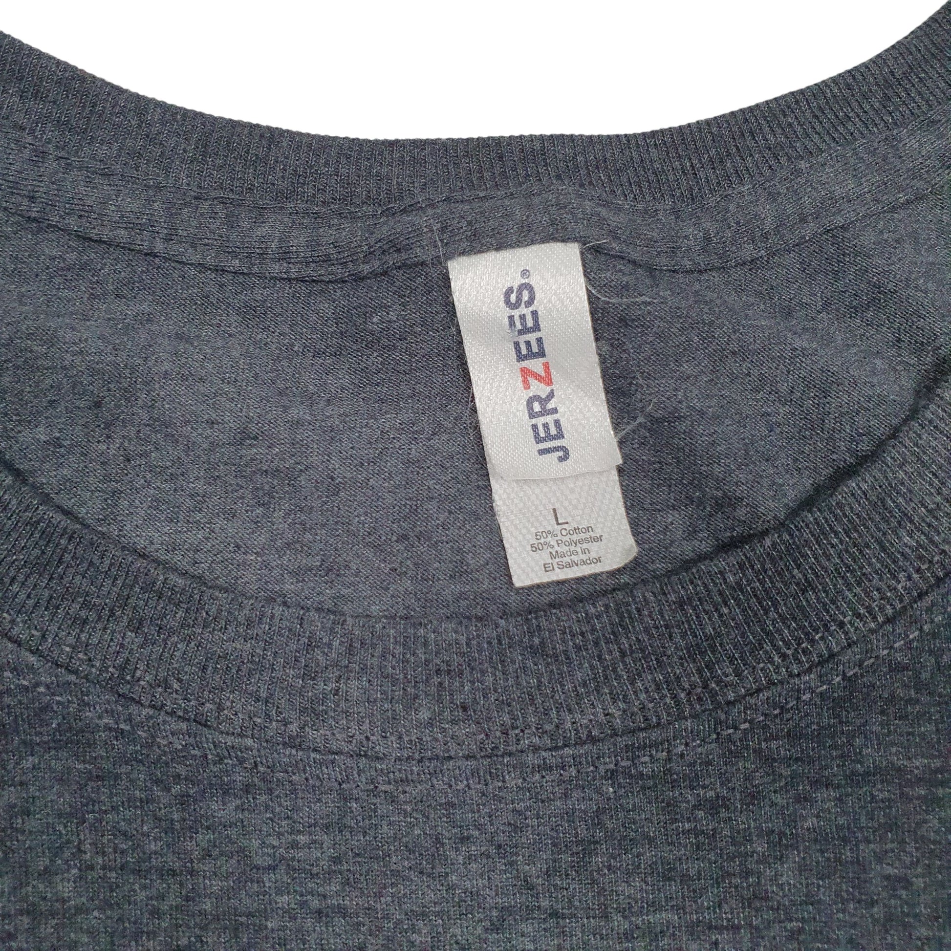 Mens Grey Jerzees   T Shirt