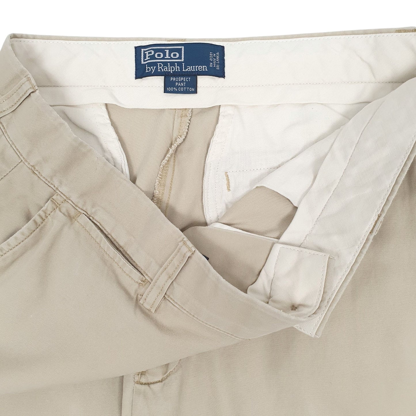Mens Beige Polo Ralph Lauren Prospect Pant  Trousers